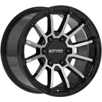 Anthem Off-Road Raider 17X9 -12 Satin Black W/ Machined Face
