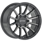 Anthem Off-Road Raider 18X9 -12 Satin Gunmetal W/ Machined Face