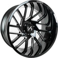 Arkon Off-Road Mandela 24X12 -51 Gloss Black W/ Milled Edges