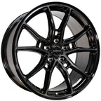 Anovia Wheels An-10 19X8.5 +35 Black Machined Face Dark Tint
