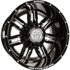 Anthem Off-Road Equalizer 20X12 -44 Gloss Black W/ Milled Edges
