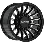 Anthem Off-Road Raider 17X9 -12 Satin Black W/ Machined Face