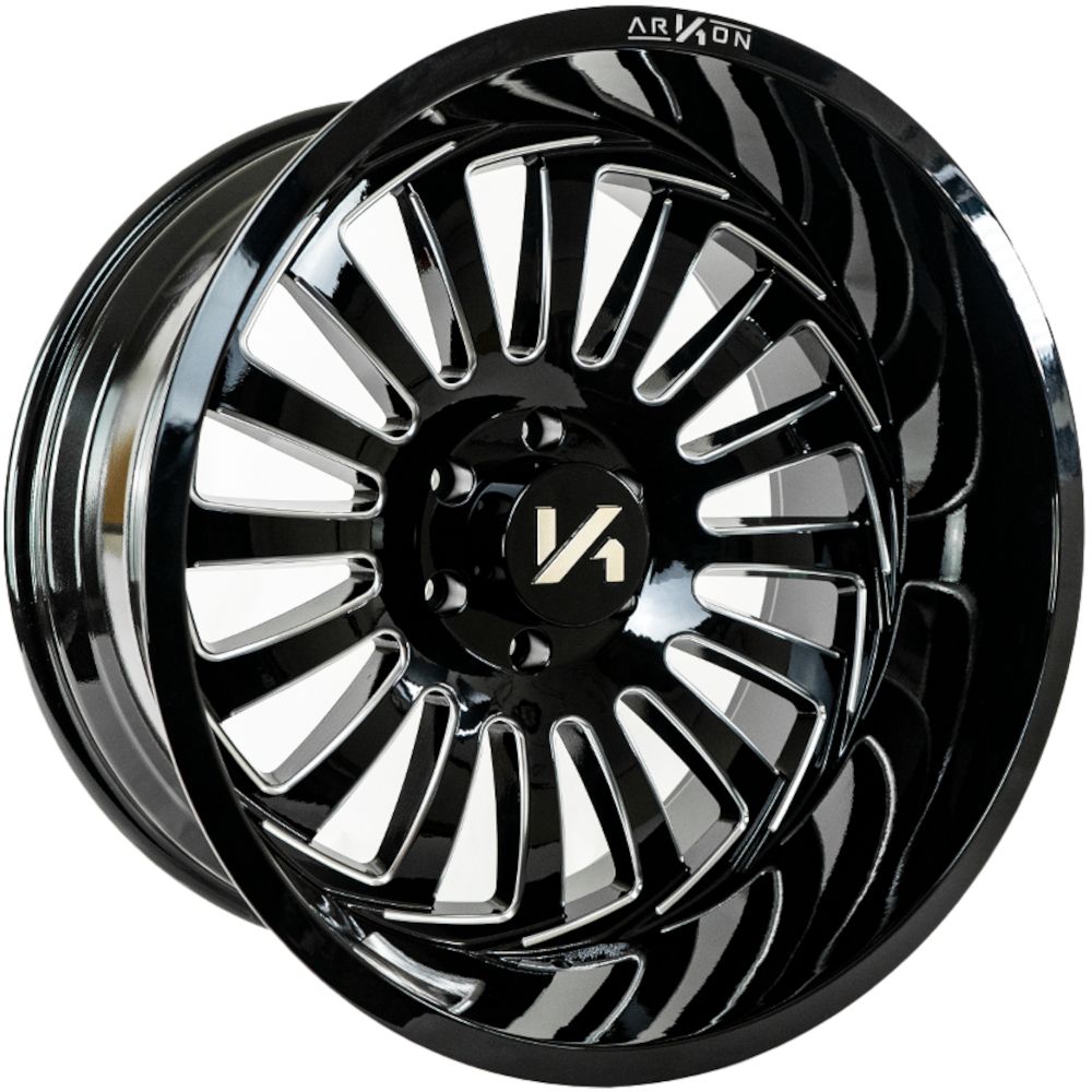 Arkon Off-Road Alexander 22X14 -81 Gloss Black W/ Milled Edges