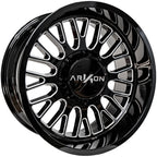 Arkon Off-Road Athos 20X12 -51 Gloss Black W/ Milled Edges