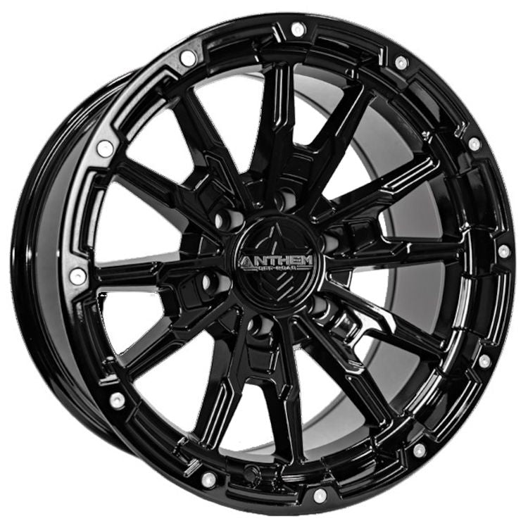 Anthem Off-Road Talon 18X9 -12 Gloss Black