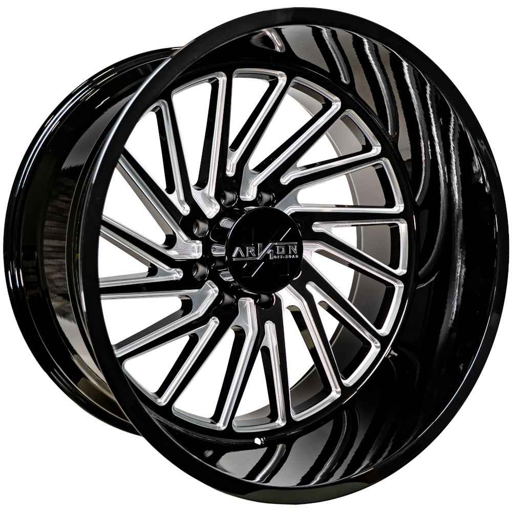 Arkon Off-Road Kennedy 24X14 -81 Gloss Black W/ Milled Edges
