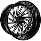 Arkon Off-Road Kennedy 24X14 -81 Gloss Black W/ Milled Edges