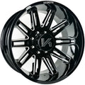 Arkon Off-Road Churchill 24X12 -51 Gloss Black W/ Milled Edges