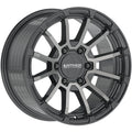 Anthem Off-Road Raider 17X8.5 +0 Satin Gunmetal W/ Machined Face