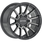 Anthem Off-Road Raider 17X8.5 +0 Satin Gunmetal W/ Machined Face