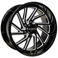 Arkon Off-Road Kennedy 20X10 -25 Gloss Black W/ Milled Edges