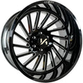Arkon Off-Road Caesar 20X12 -51 Gloss Black W/ Milled Edges
