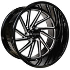 Arkon Off-Road Kennedy 24X14 -81 Gloss Black W/ Milled Edges