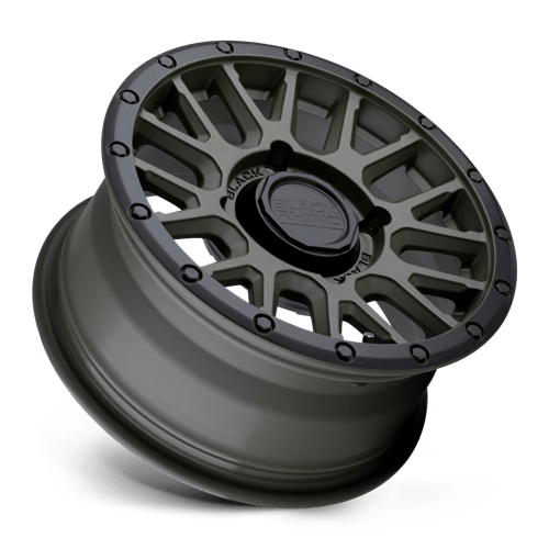 Black Rhino Hard Alloys - Utv La Paz Utv 15X7 +36 Blue W/ Black Bolts