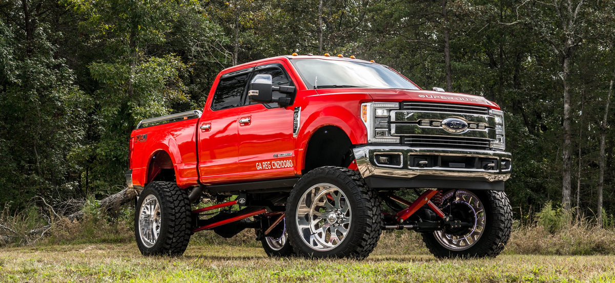 American Force AFW Lucky SS Polished on a Ford F250