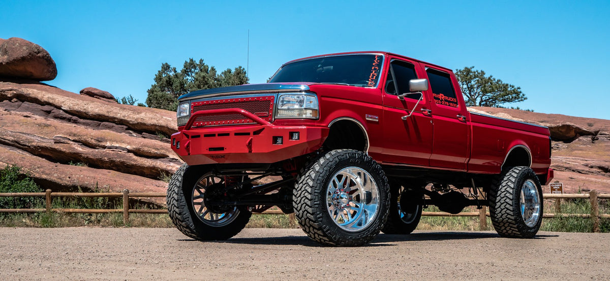 American Force AFW Trax SS Polished on a Ford F250