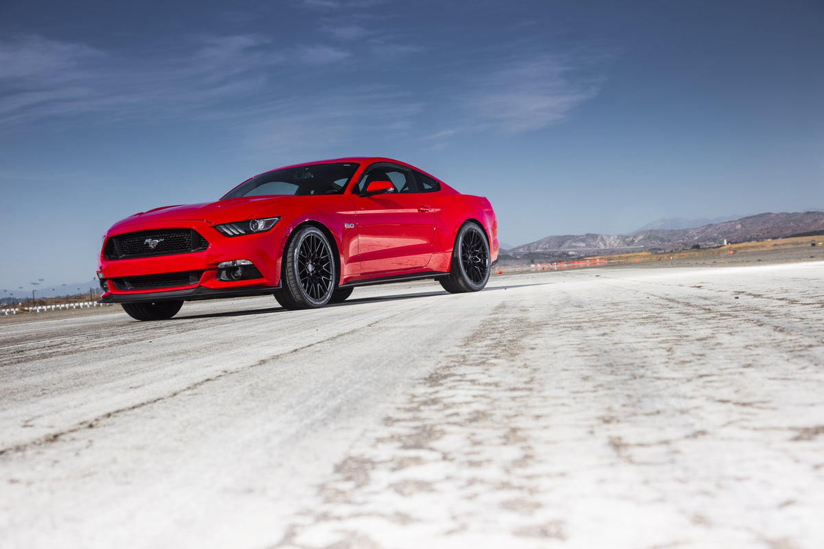 American Racing AR927 Barrage Satin Black on a 2015 Ford Mustang GT