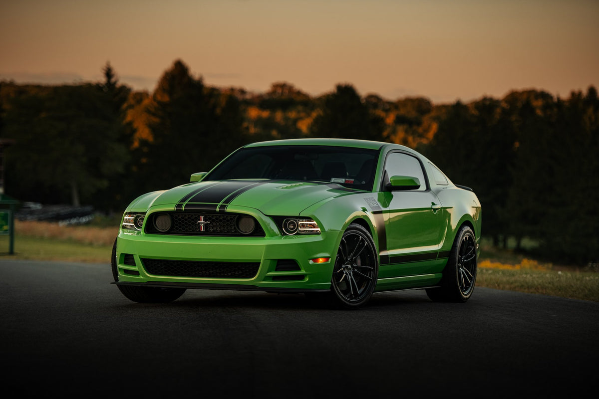 American Racing AR941 Mach Five Gloss Black on a 2013 Ford Mustang Boss 302