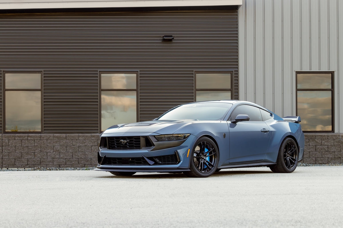 American Racing AR941 Mach Five Gloss Black on a 2024 Ford Mustang Dark Horse