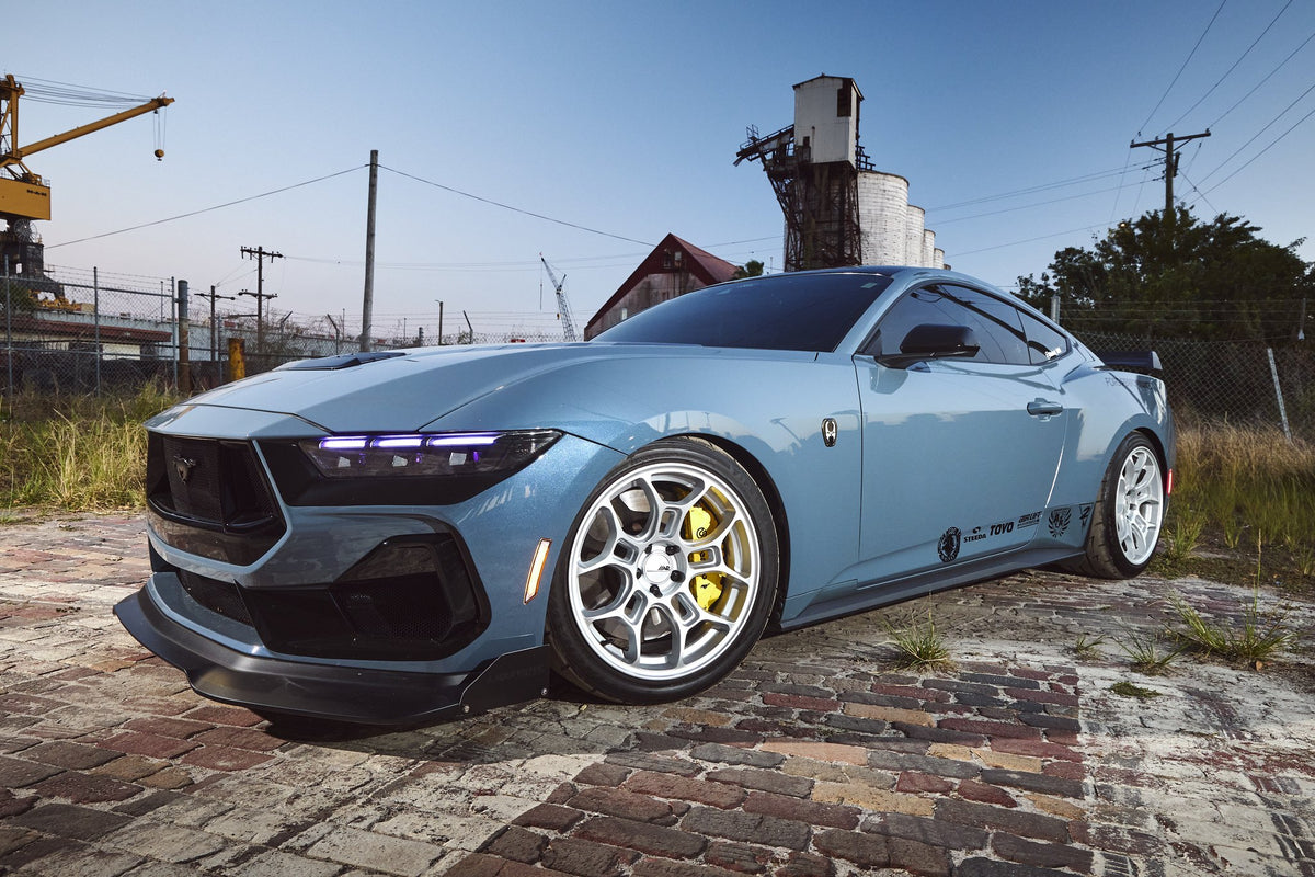American Racing AR952 GT Street Gloss Silver on a 2024 Ford Mustang