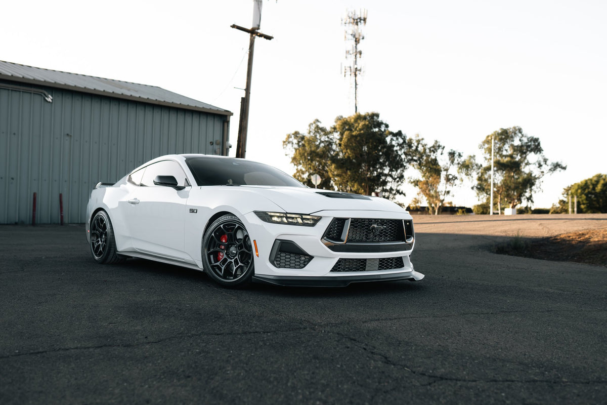 American Racing AR952 GT Street Matte Black on a 2024 Ford Mustang