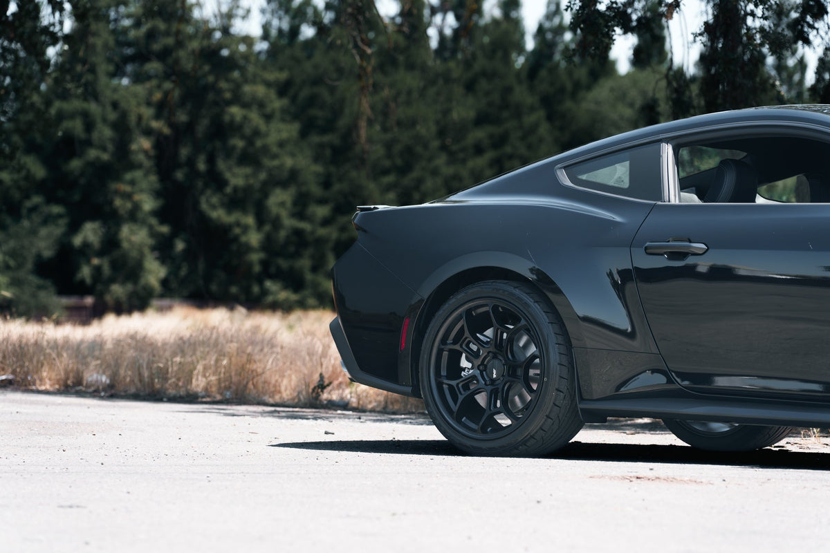 American Racing AR952 GT Street Matte Black on a 2025 Ford Mustang