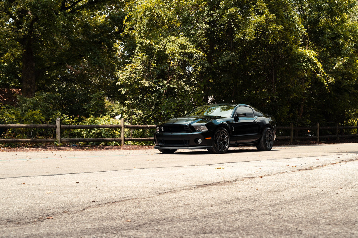 American Racing AR952 GT Street Matte Gunmetal on a 2013 Ford Mustang