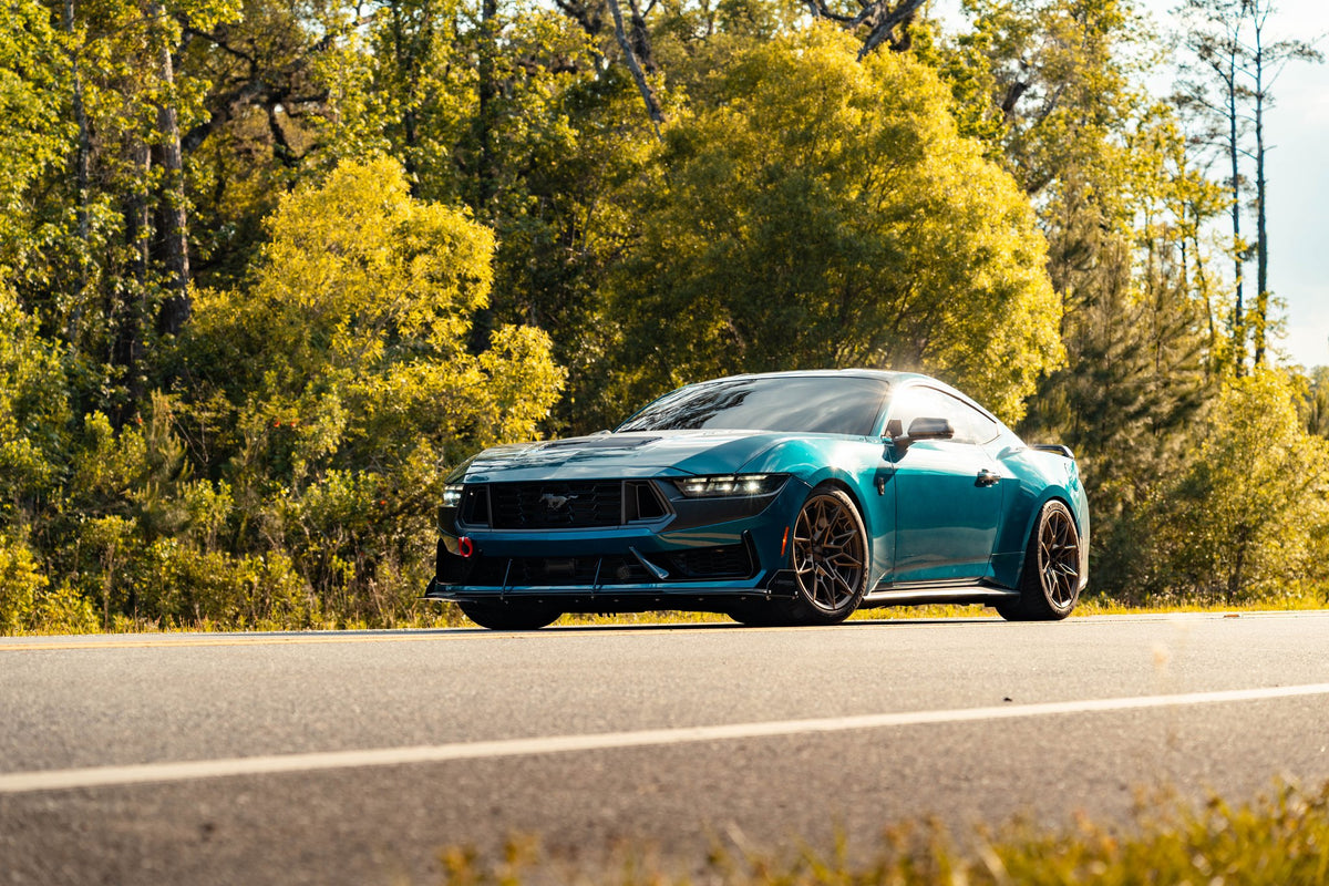 American Racing AR955 Stampede Matte Bronze on a 2026 Ford Mustang Dark Horse