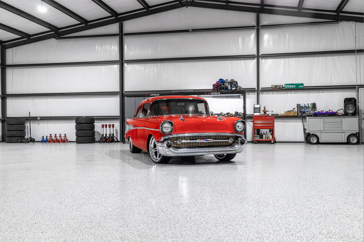 American Racing VN514 Groove Chrome on a 1957 Chevrolet Bel Air