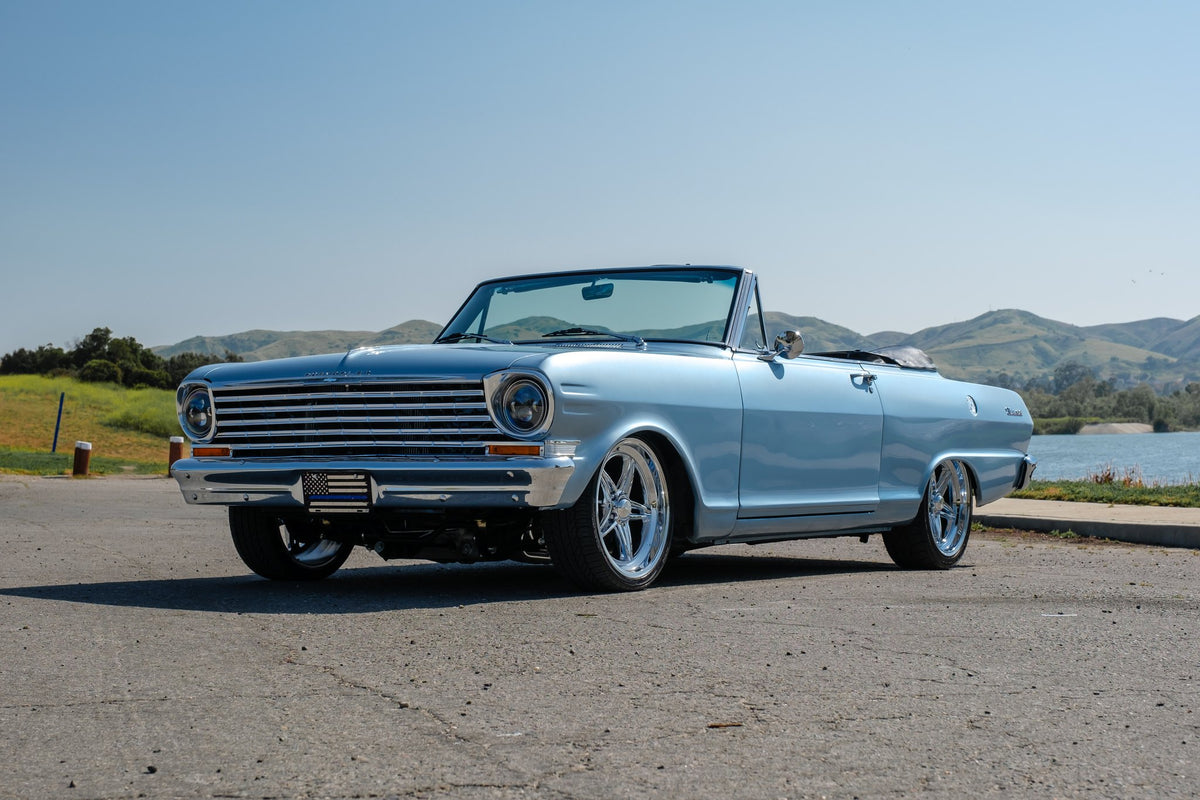 American Racing VN514 Groove Chrome on a 1964 Chevrolet Nova SS