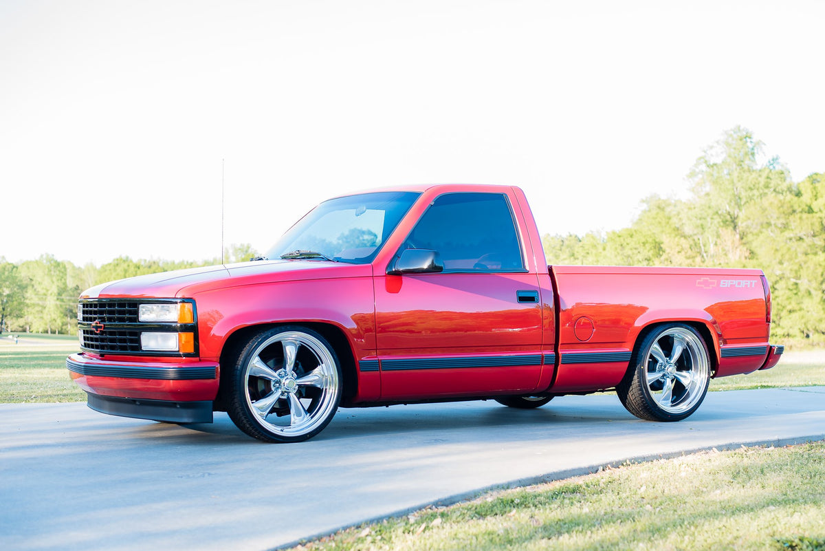 American Racing VN515 Torq Thrust II 1 PC Polished on a 1990 Chevy Silverado