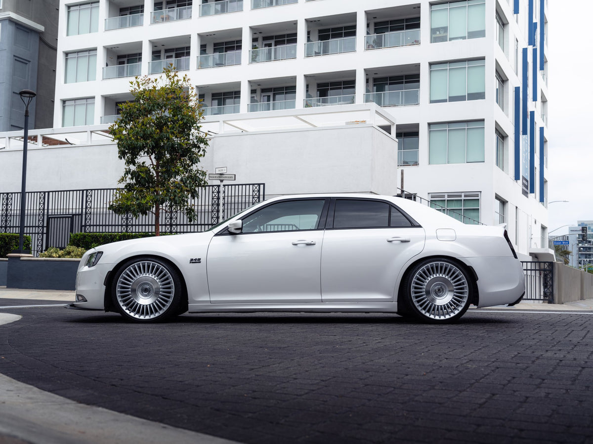 Asanti AB040 Tiara Gloss Silver Bright Machined Face on a 2020 Chrysler 300C S