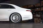 Asanti AB040 Tiara Gloss Silver Bright Machined Face on a 2021 Mercedes S580