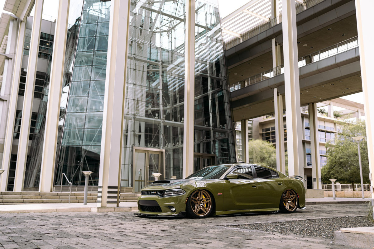 Asanti AB046 Duke Platinum Bronze on a 2022 Dodge Charger