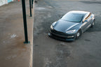 Asanti AB048 Viceroy Gloss Black with Machined Face on a Tesla Model S