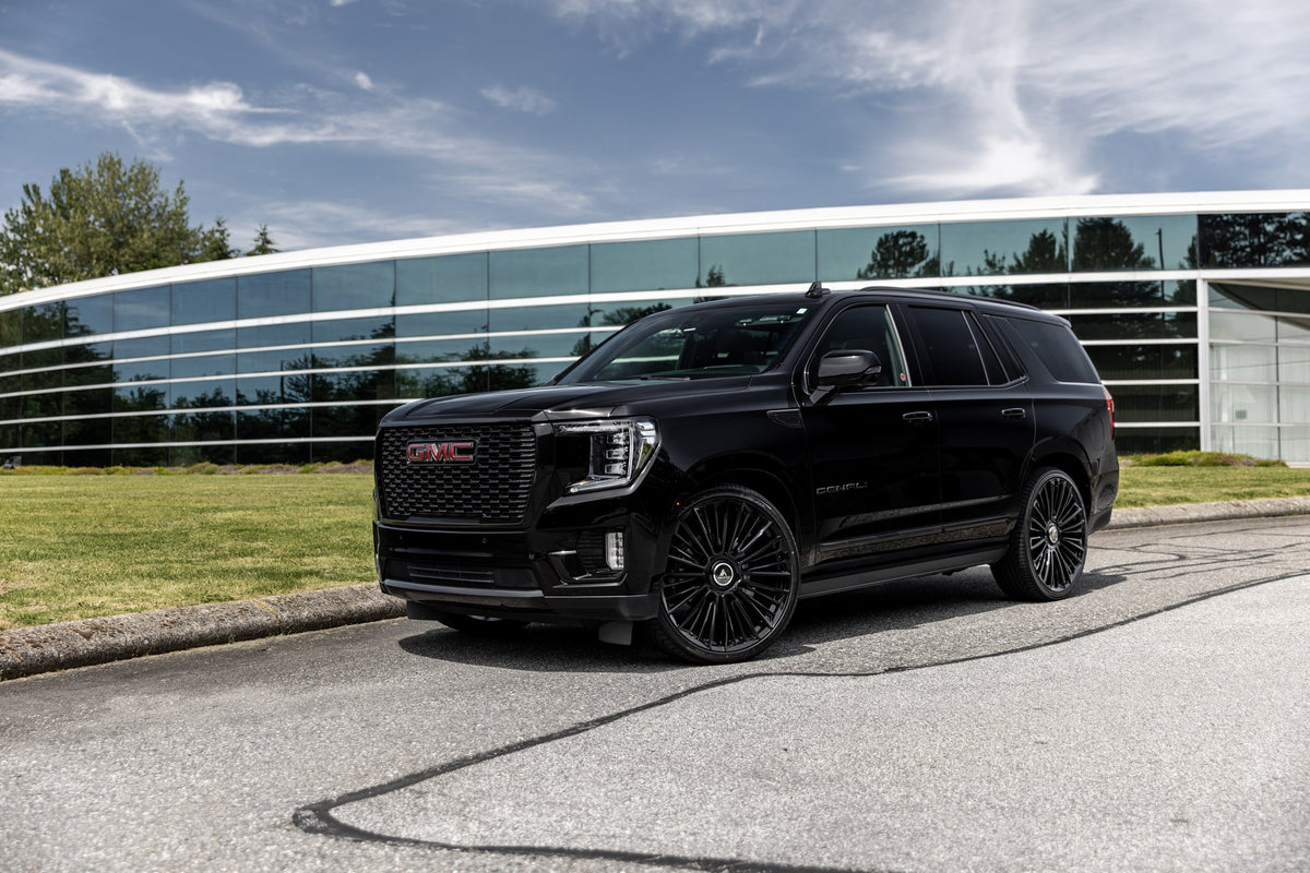 Asanti AB049 Premier Gloss Black on a GMC Yukon Denali