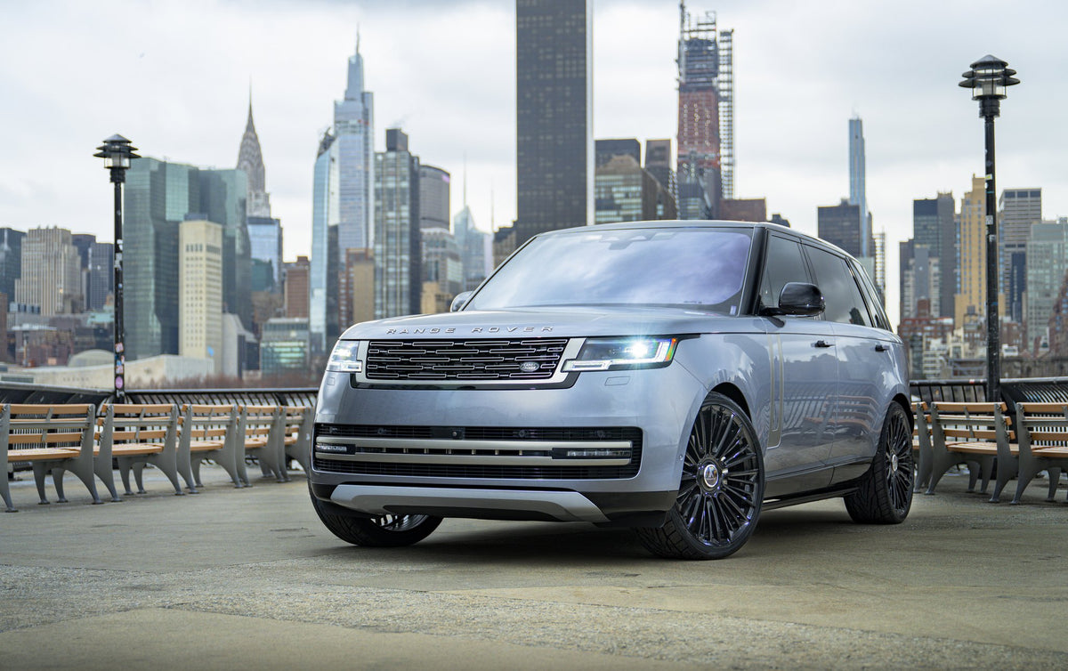 Asanti AB049 Premier Gloss Black on a Range Rover