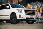 Asanti AB050 Mogul 6 Gloss Black with Machined Face on a Cadillac Escalade