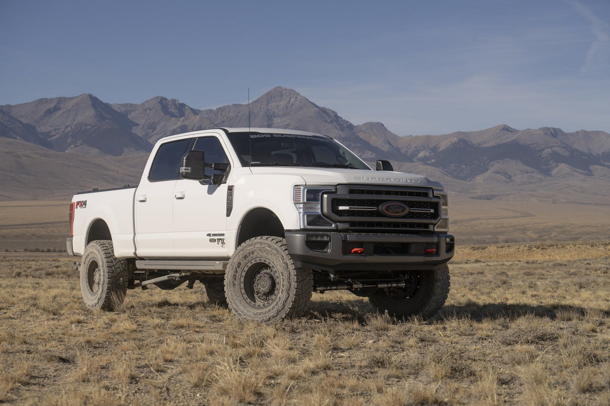 Black Rhino Abrams Textured Matte Gunmetal on a Ford F350