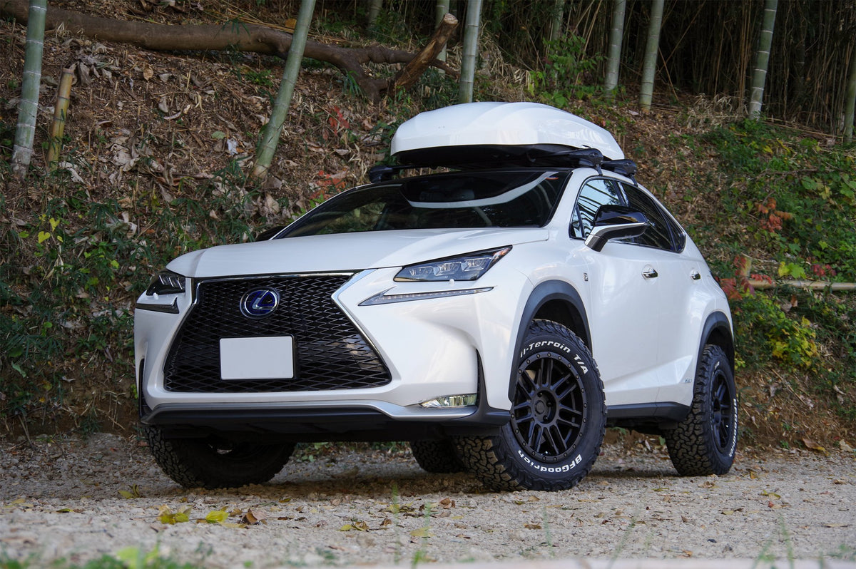 Black Rhino Arches Matte Black on a Lexus NX300h