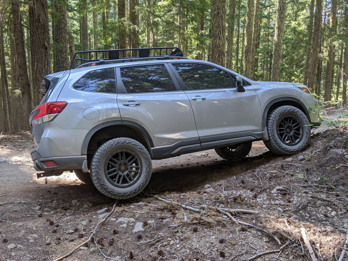 Black Rhino Arches Matte Black on a Subaru Forester