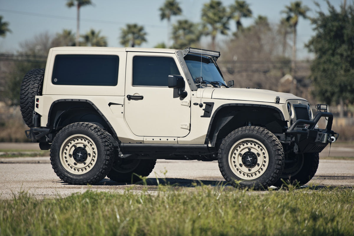Black Rhino Armory UTV Desert Sand on a Jeep Wrangler JK