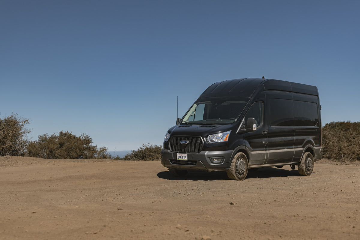 Black Rhino Arsenal Textured Matte Black on a Ford Transit