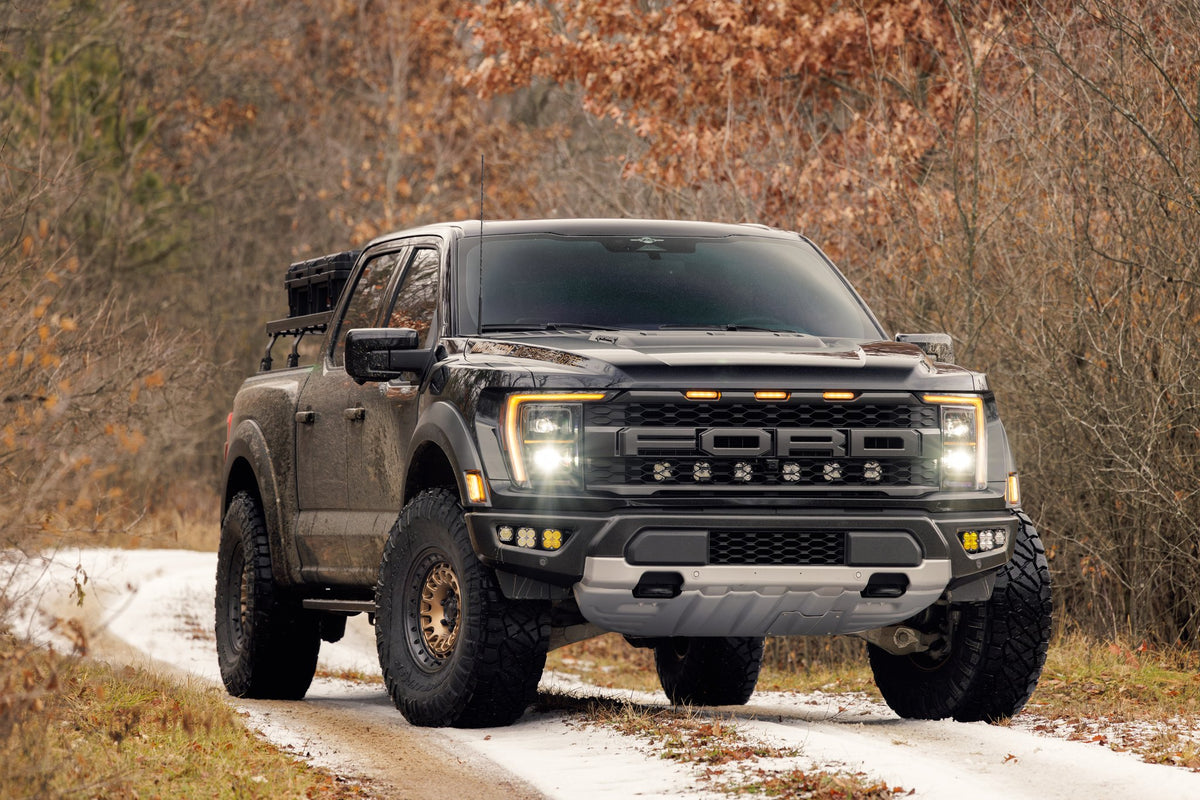 Black Rhino BR014 Sahara Matte Bronze with Gloss Black Lip on a Ford F150 Raptor