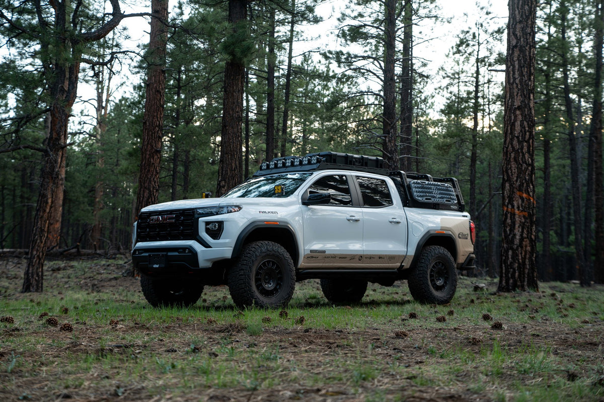 Black Rhino BR015 Voll Matte Black on a 2024 GMC Canyon