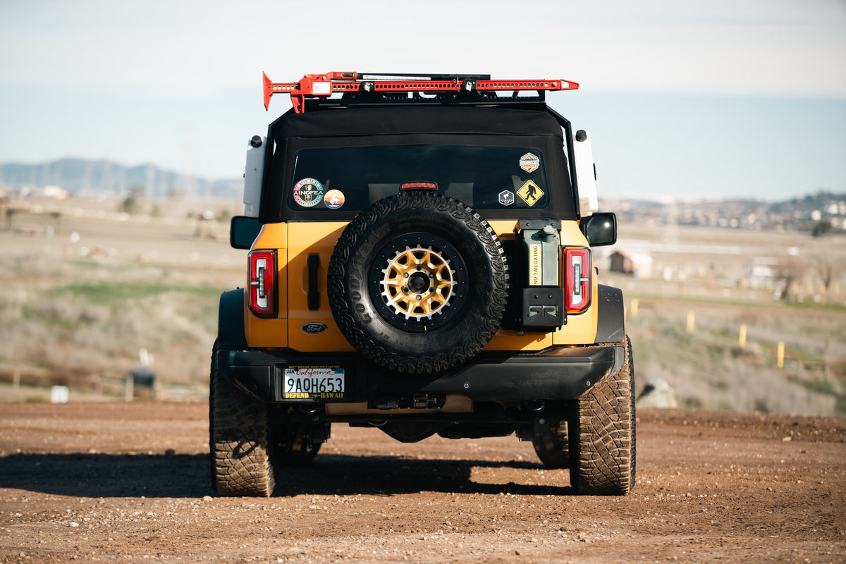 Black Rhino BR016 Tusk Matte Gold with Machined Ring on a Ford Bronco