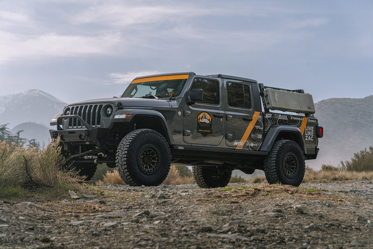Black Rhino BR016 Tusk Olive Drab Green on a Jeep Gladiator
