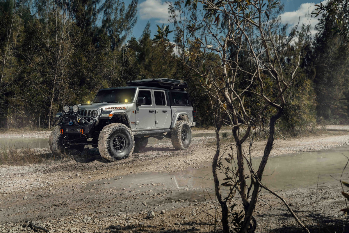 Black Rhino BR017 Etosha Matte Black on a Jeep Gladiator