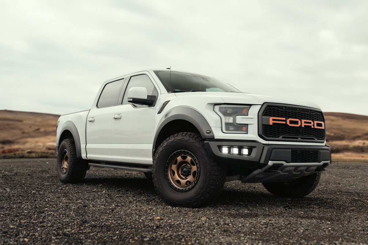 Black Rhino BR018 Voyager Matte Bronze with M-Black Lip on a Ford F150 Raptor