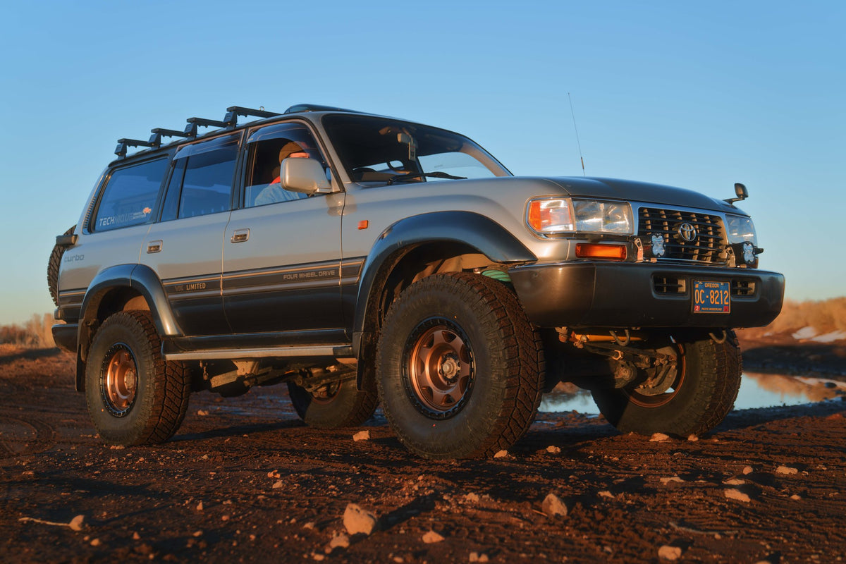 Black Rhino BR018 Voyager Matte Bronze with M-Black Lip on a Toyota Land Cruiser